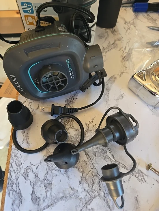 Intex Electric Pump Inflates And Deflates Used Works - Picture 2 of 4